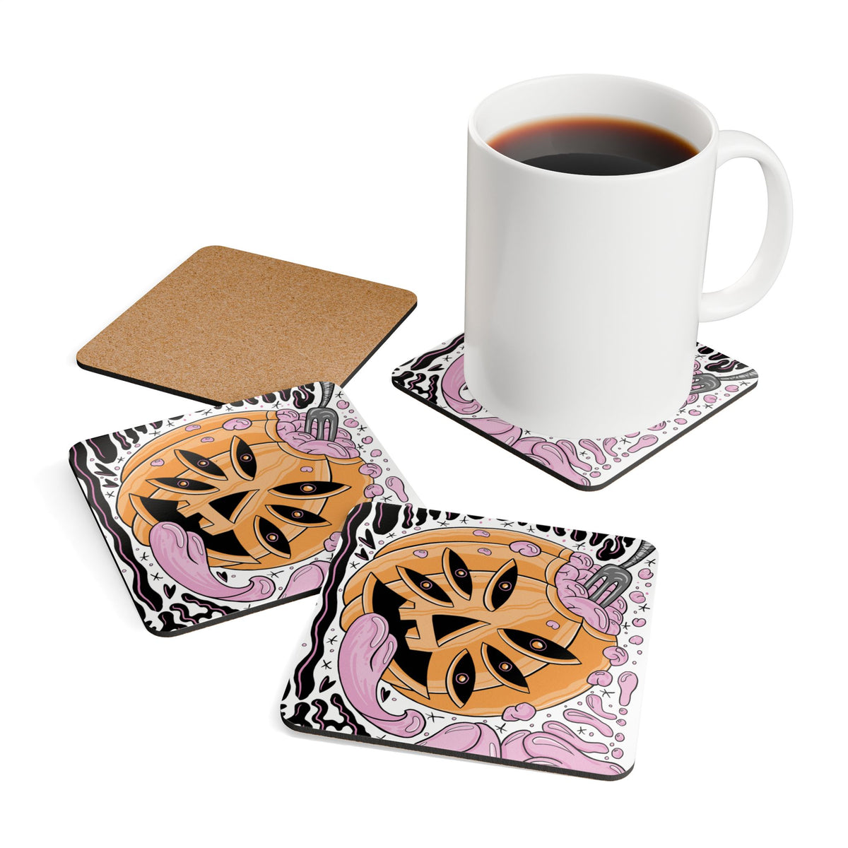 "Homogeneous My Brain Baby!" - 4 Coaster Set