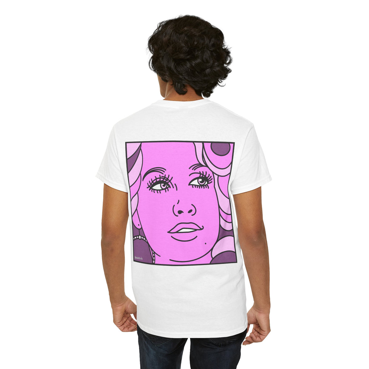 Pop Art Dolly Parton Face T‑Shirt
