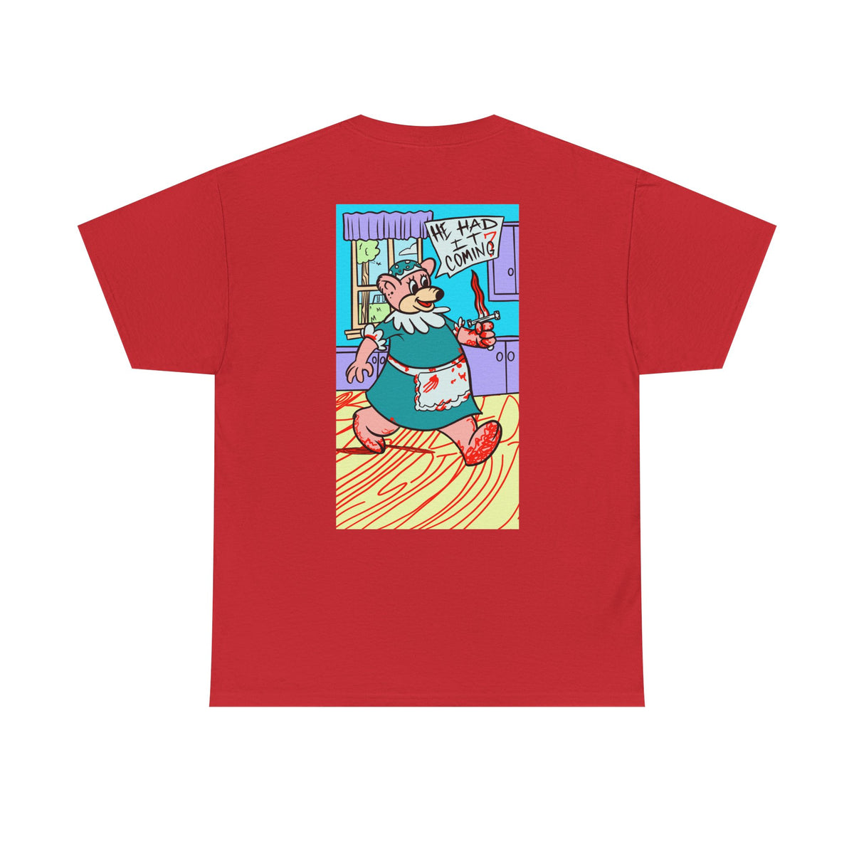 Vintage Cartoon Chef T‑Shirt — "He Had It Coming" Graphic Tee