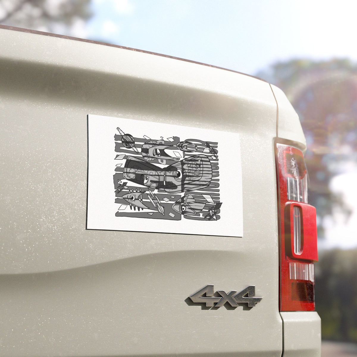 Car Magnet — Visual Communicator Illustration Magnet