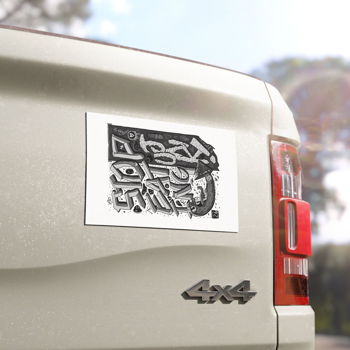 "Stop Eating Junk" - Car/Fridge Magnet