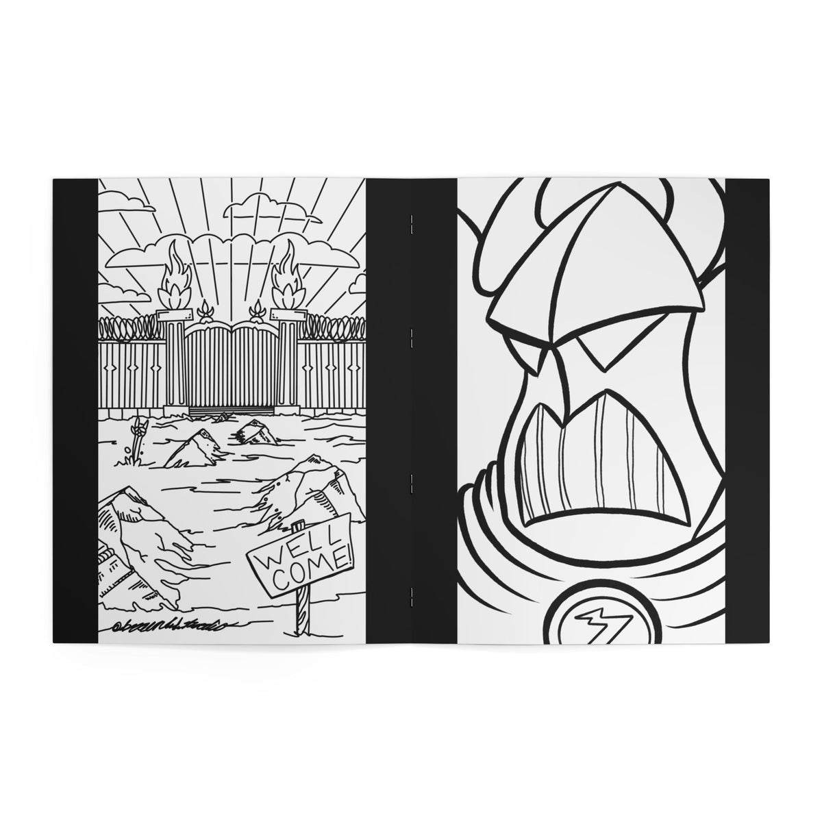 "The Lines are Suggestions" - Coloring Book Vol. 2 (24 Page)