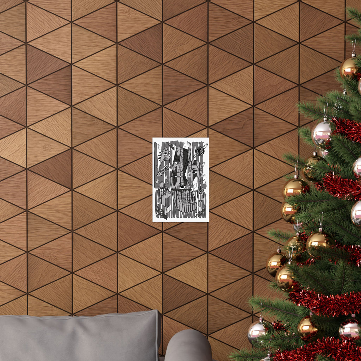 Monochrome Surreal Poster — Visual Communicator