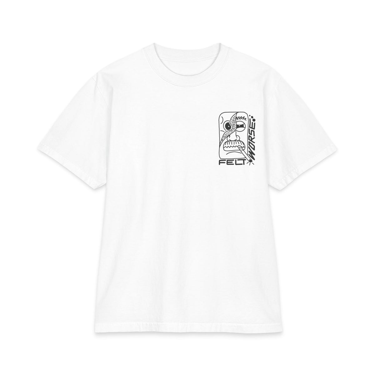 "Felt Worse..." - Graphic Tee (Back Print) (Shaka)