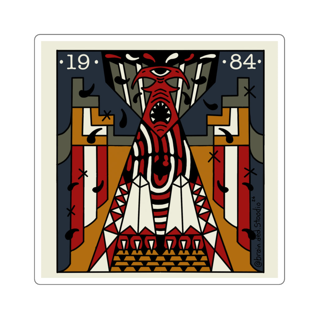 1984 Sticker - Colored Version