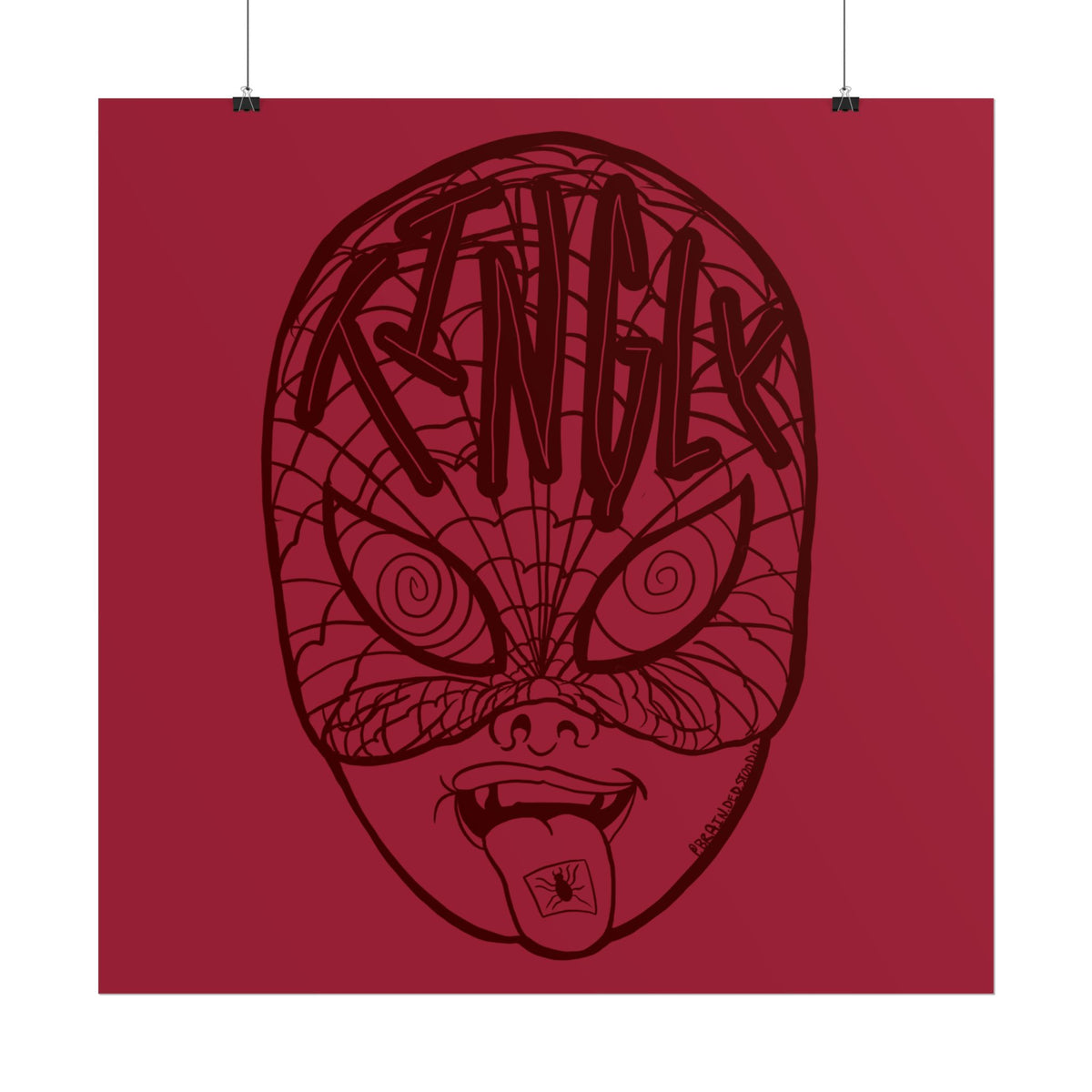 "TINGLY" - Rolled Poster Print (Square) (Matte/Glossy/Satin)