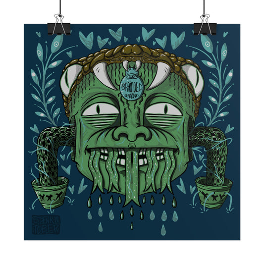 "SNAKE KID" - Rolled Poster Print (Square) (Matte/Glossy/Satin)