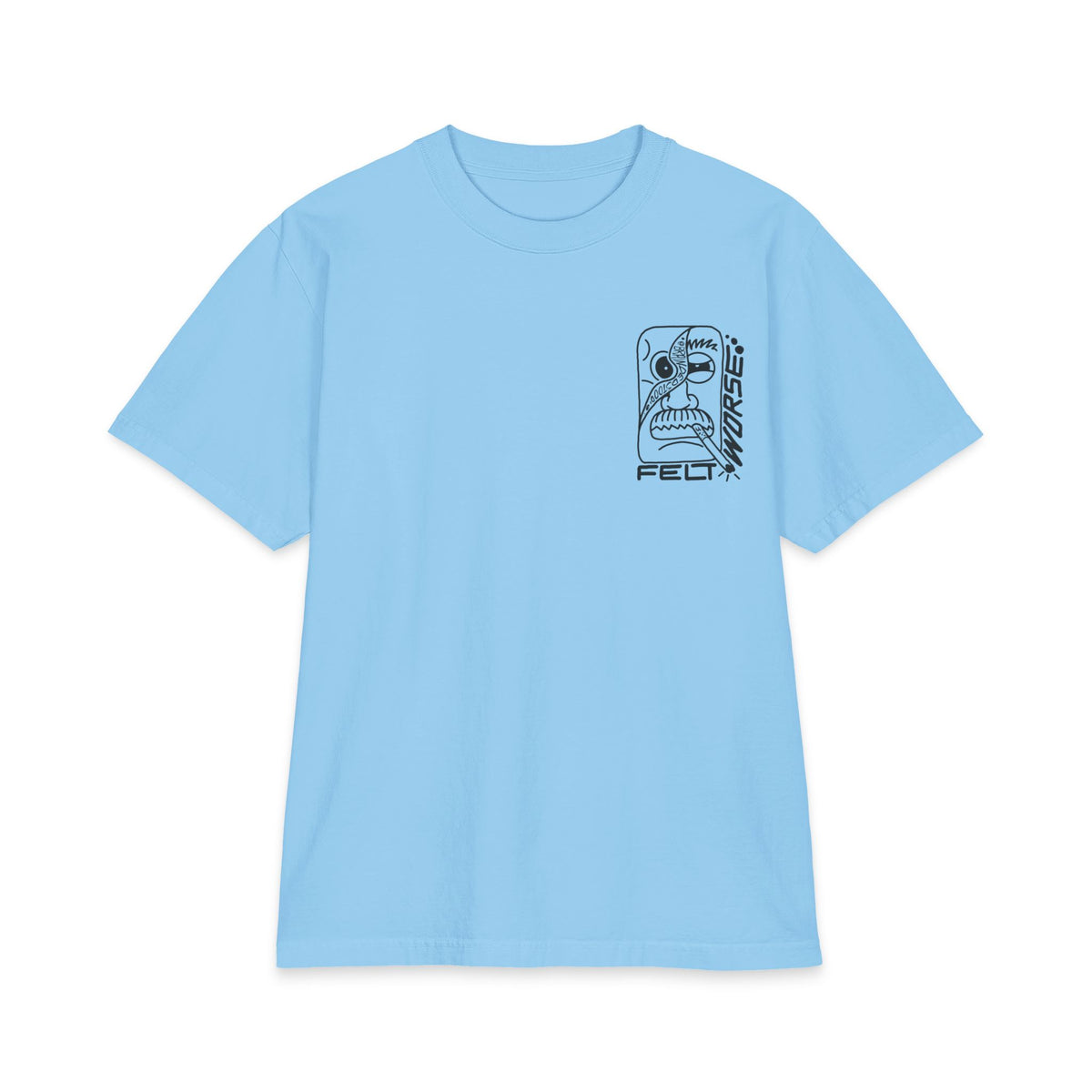 "Felt Worse..." - Graphic Tee (Back Print) (Shaka)