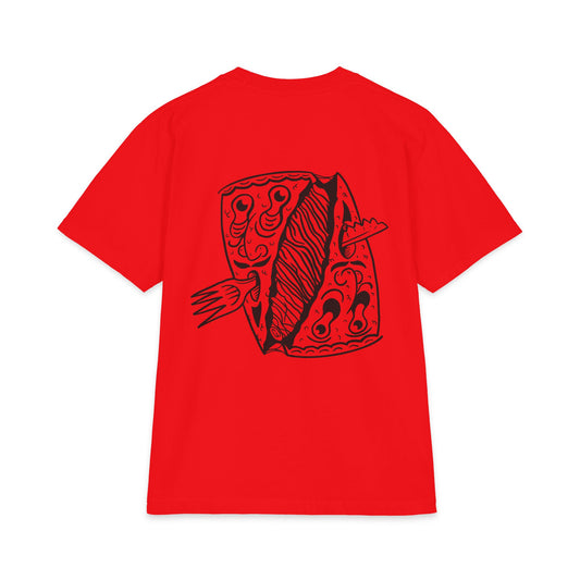 "PIZZA FACE" - Graphic Tee (Back Print) (Shaka)