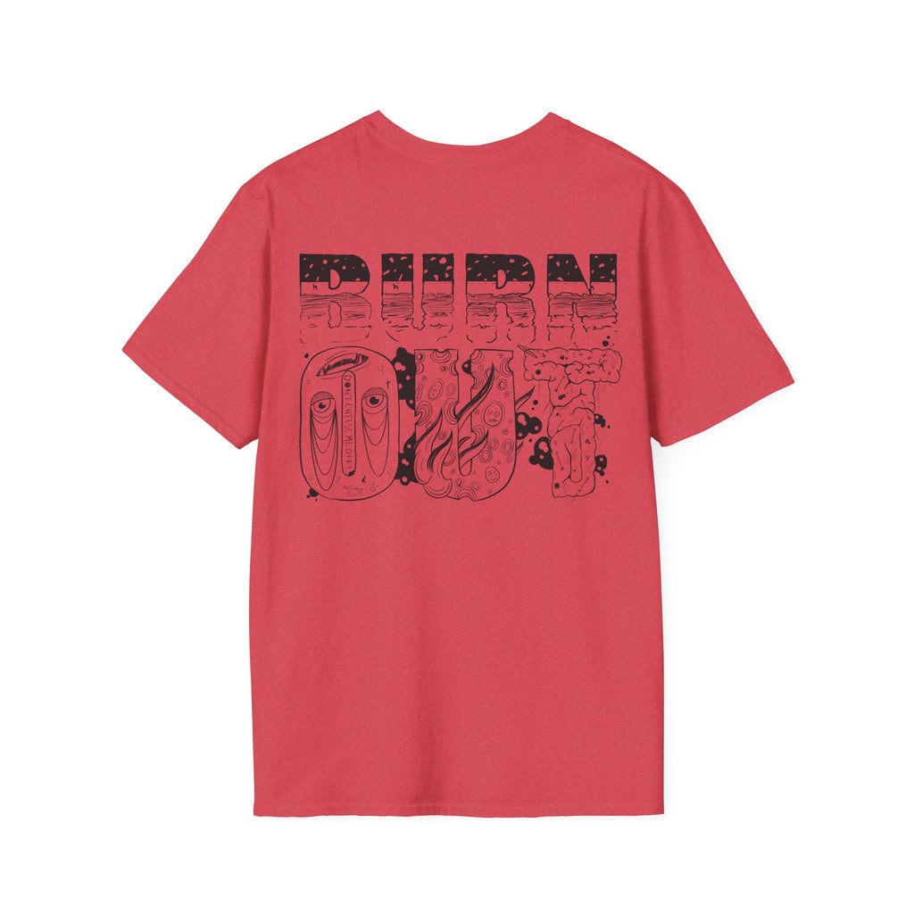 Burn Out Graphic T-Shirt — 'Burn Out' Back Design