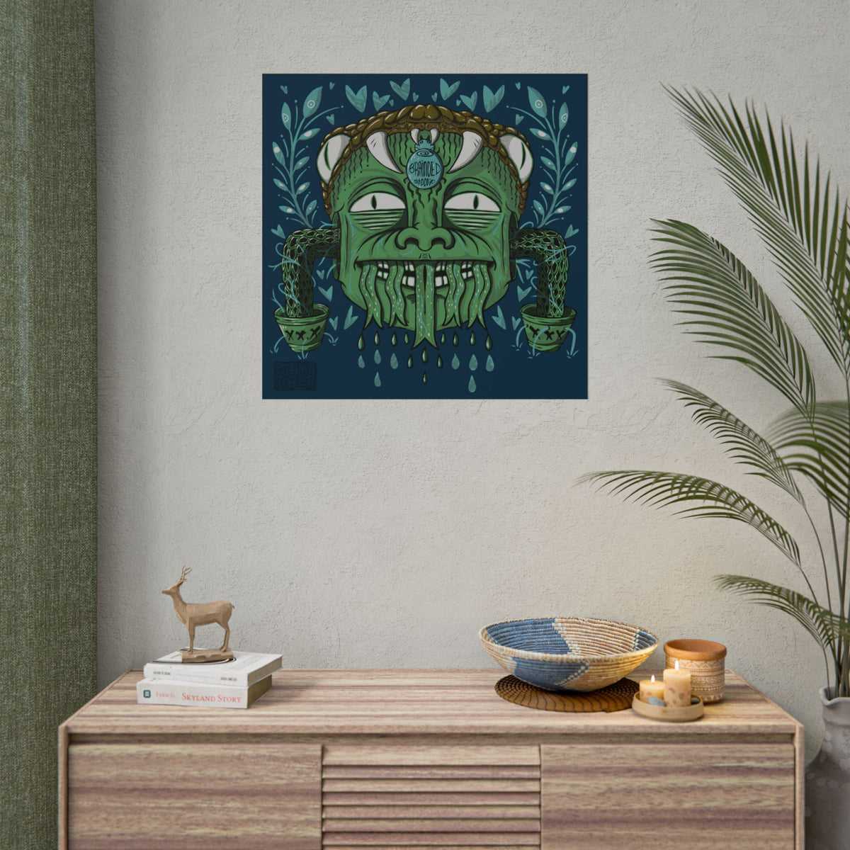 "SNAKE KID" - Rolled Poster Print (Square) (Matte/Glossy/Satin)