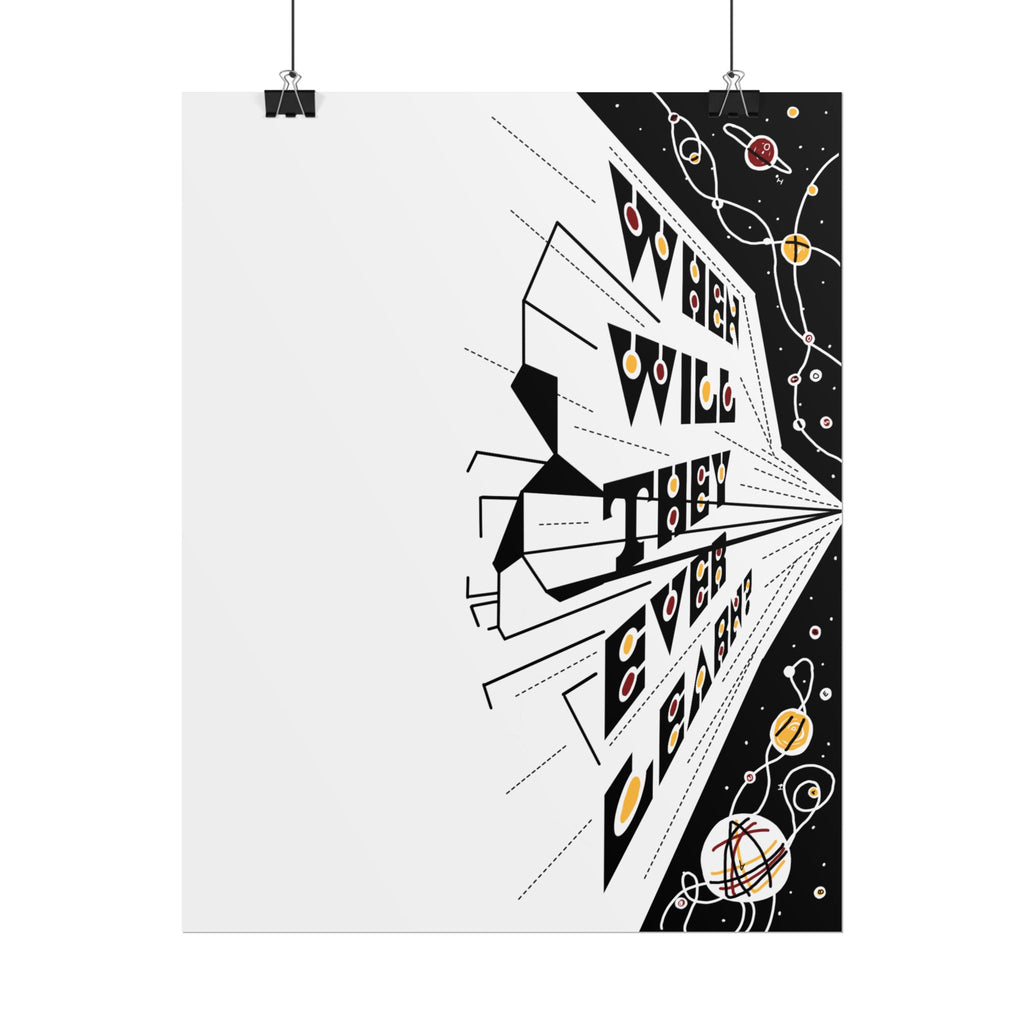 "When Will They Ever Learn?" Bugonia Poster - Rolled Art Print