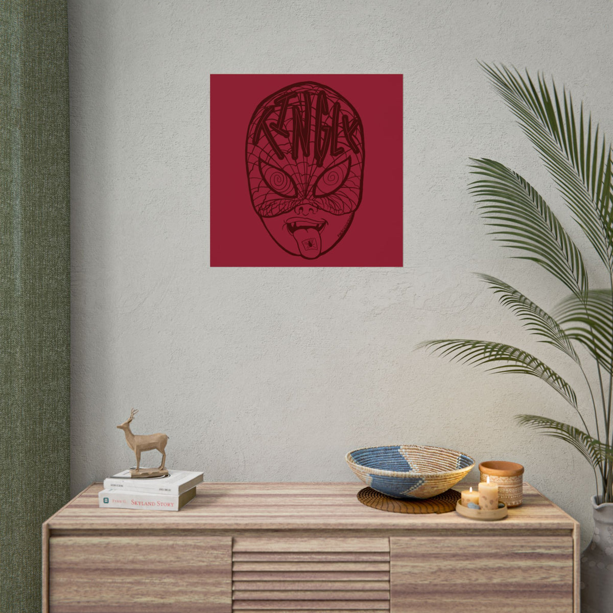 "TINGLY" - Rolled Poster Print (Square) (Matte/Glossy/Satin)