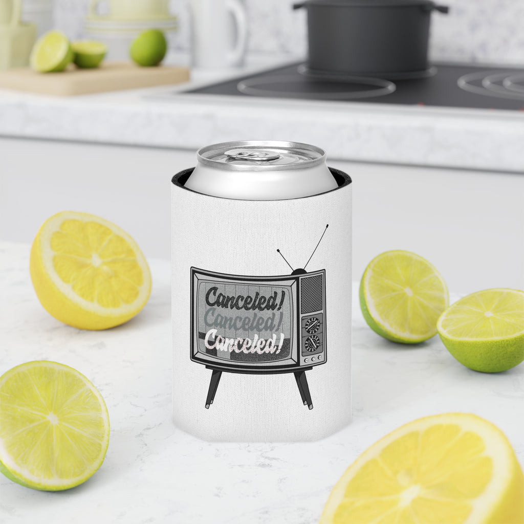 Can Cooler — Retro TV “Canceled!” Graphic Koozie