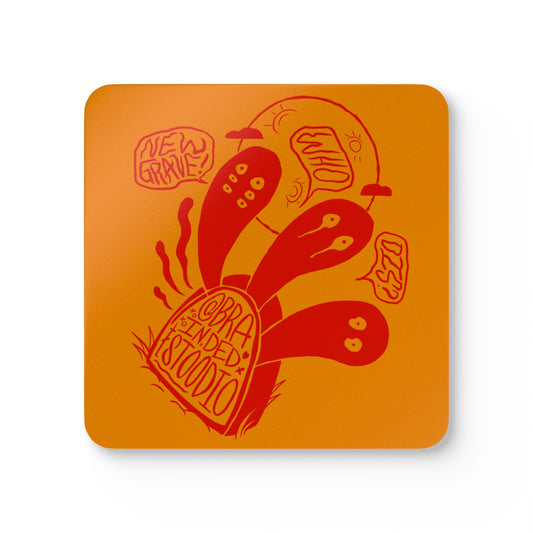 "New Grave Who Dis?" - 4 Coaster Set