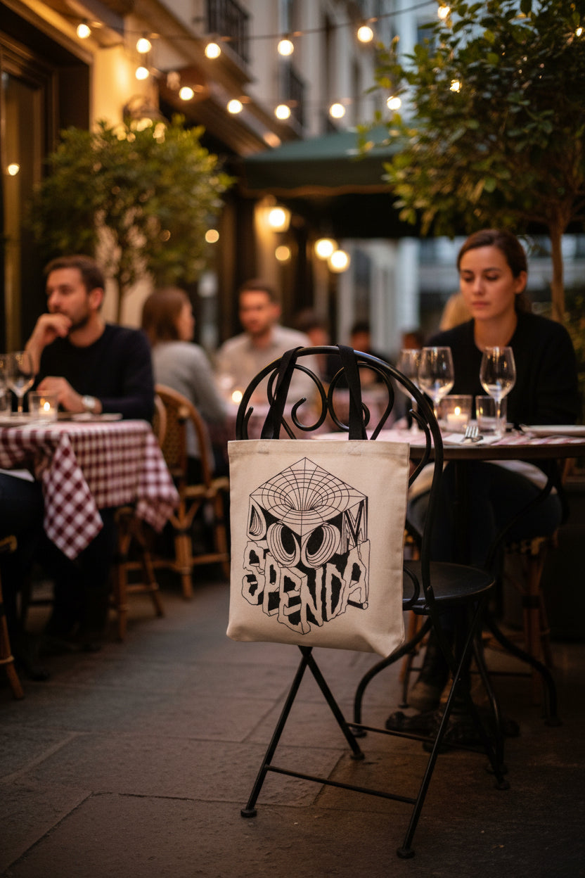 Doom Spender "Spenda" Woven Tote Bag