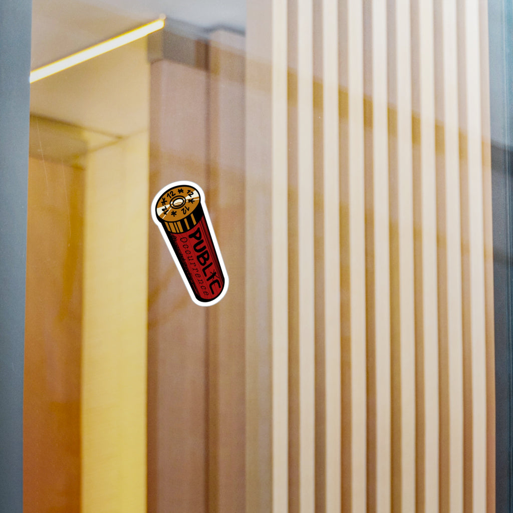 Shotgun Shell Vinyl Decal — Public Occurrence Design