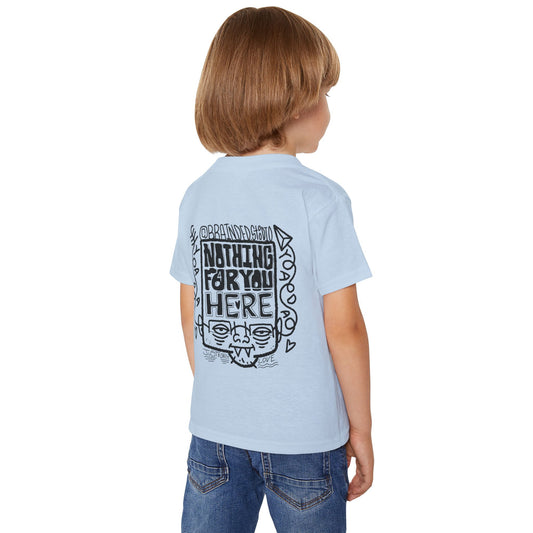 "Nothing for you here." - Graphic Tee (Back Print) (Kids)