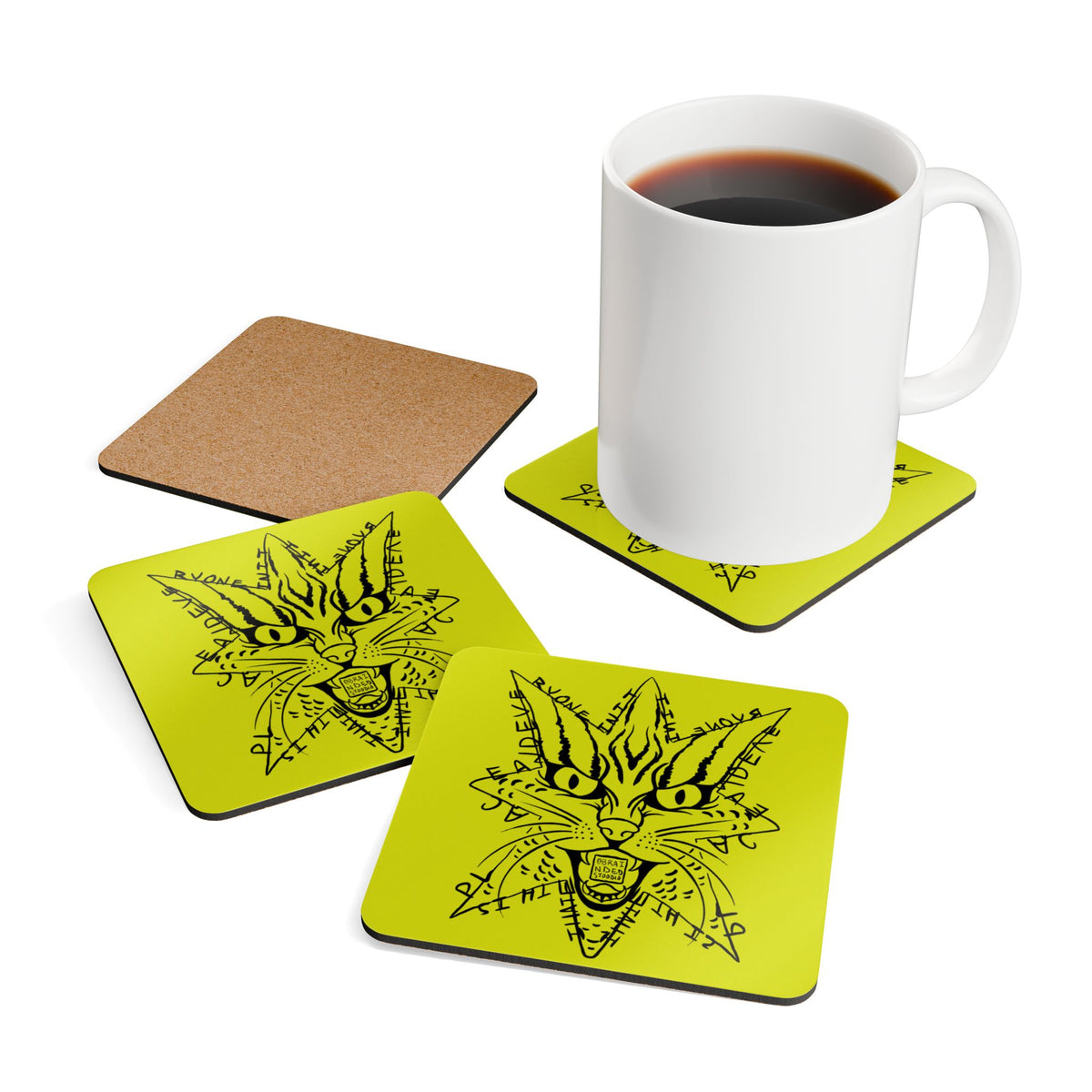 "I hate this place and everyone in it." - 4 Coaster Set