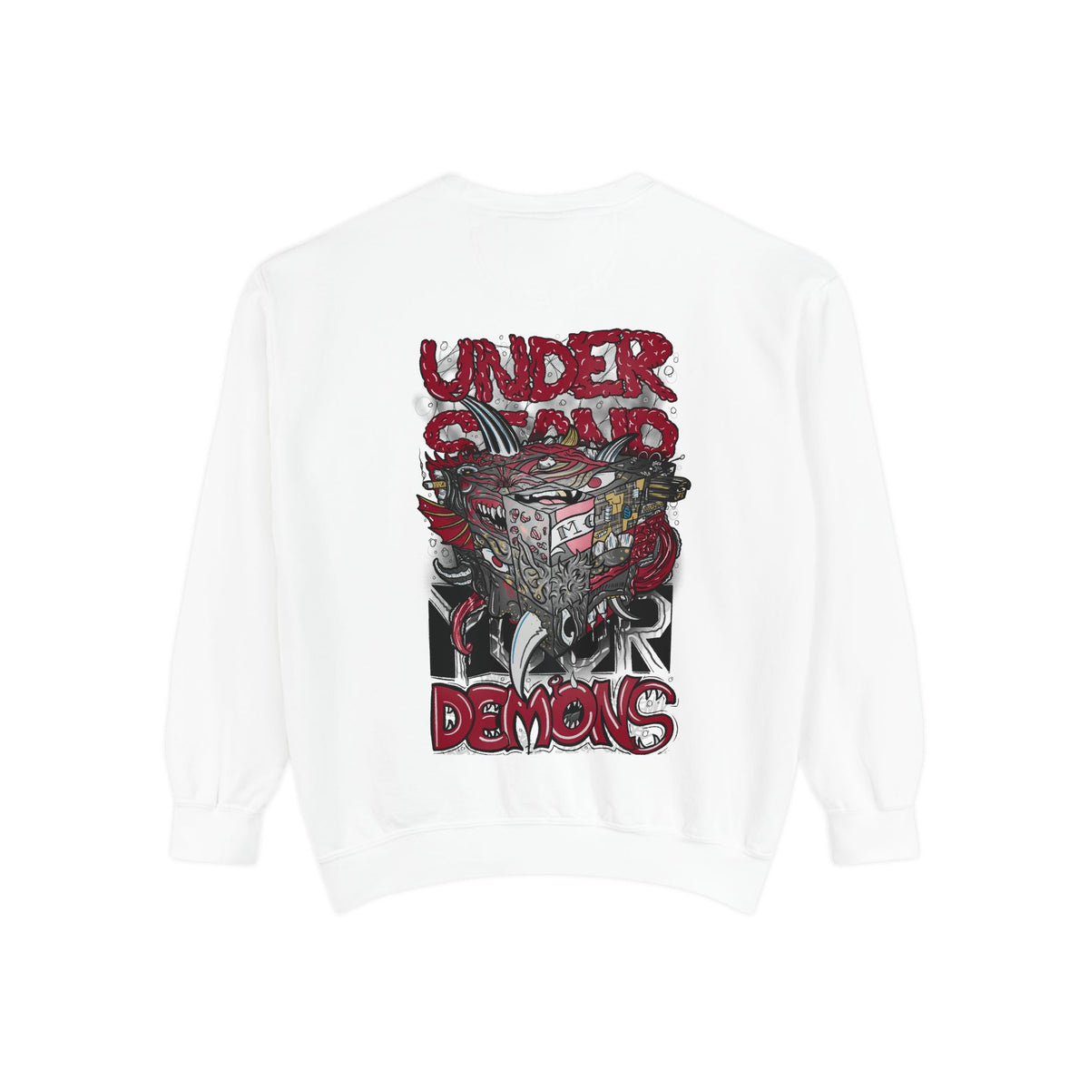 Sweatshirt — "Under Your Demons" Graphic Crewneck