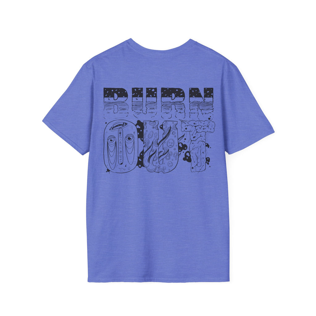Burn Out Graphic T-Shirt — 'Burn Out' Back Design