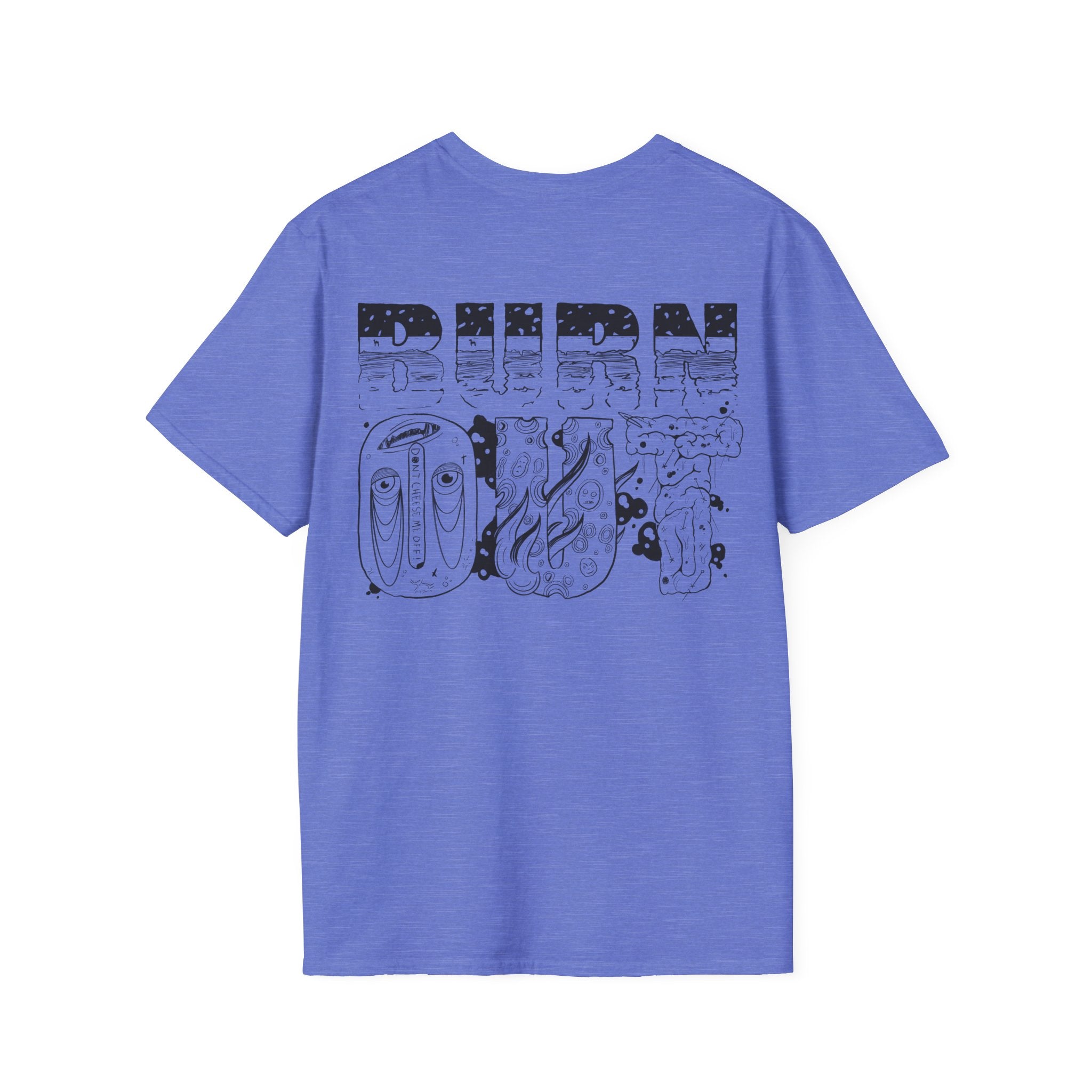 Burn Out Graphic T-Shirt — 'Burn Out' Back Design