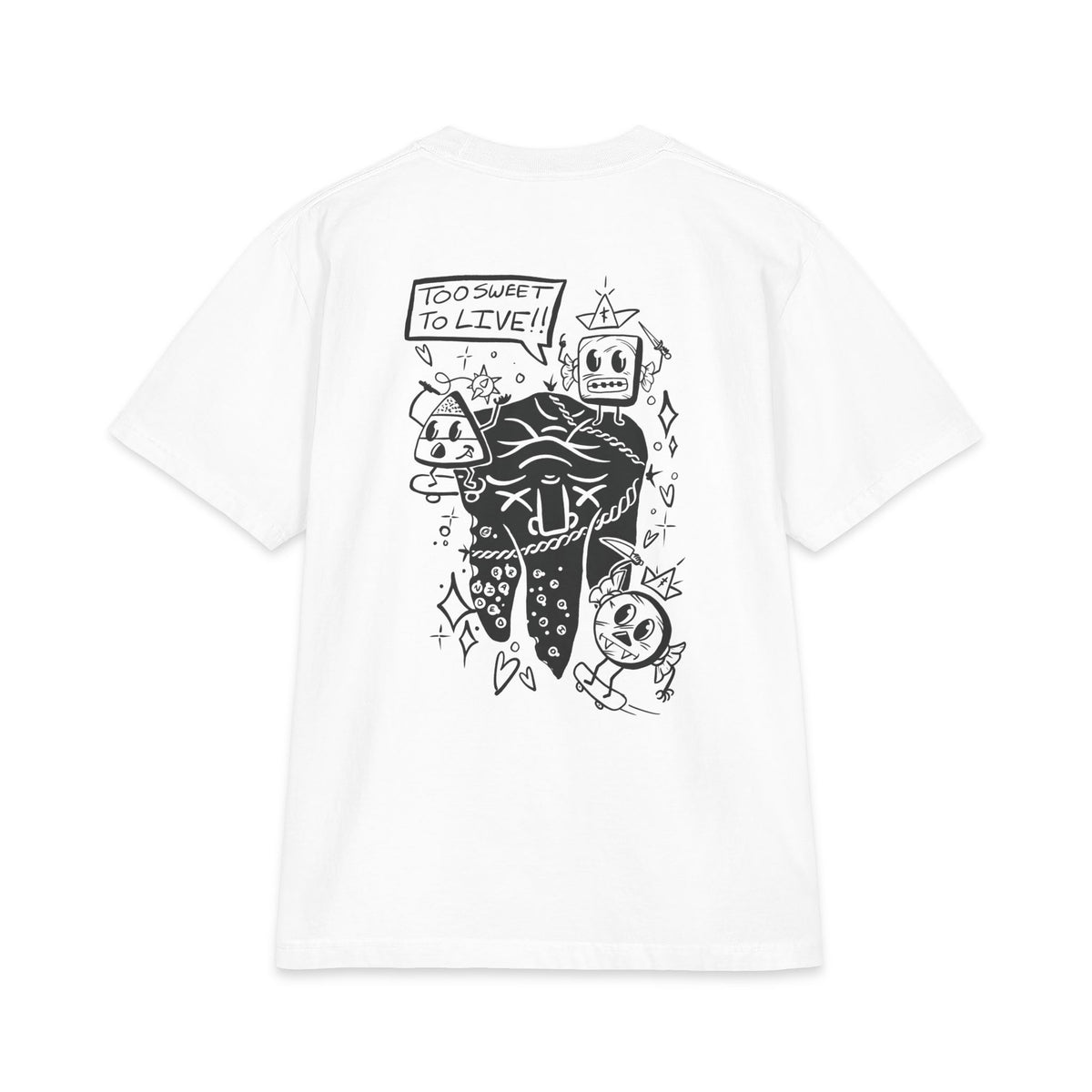 "Too Sweet To Live" - Graphic Tee (Back Print) (Shaka)