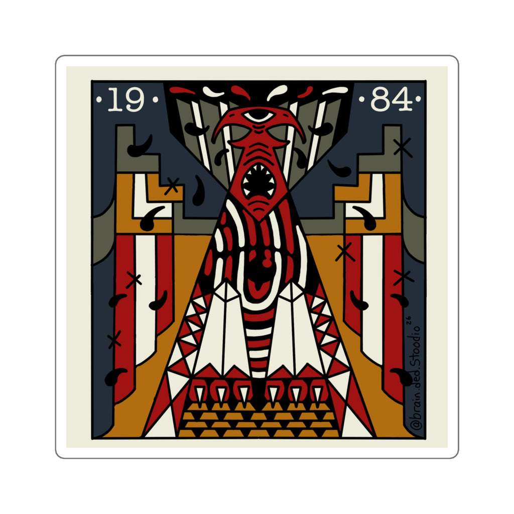 1984 Sticker - Colored Version