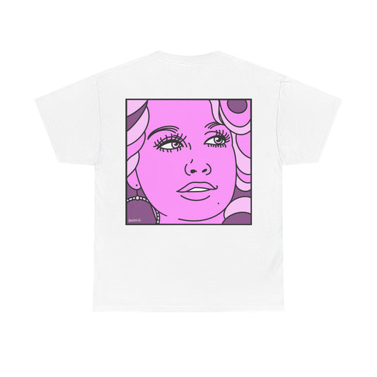 "Pop Art Dolly Parton" - Graphic Tee (Back Print w/ F.T.W.) (Gildan 5K)