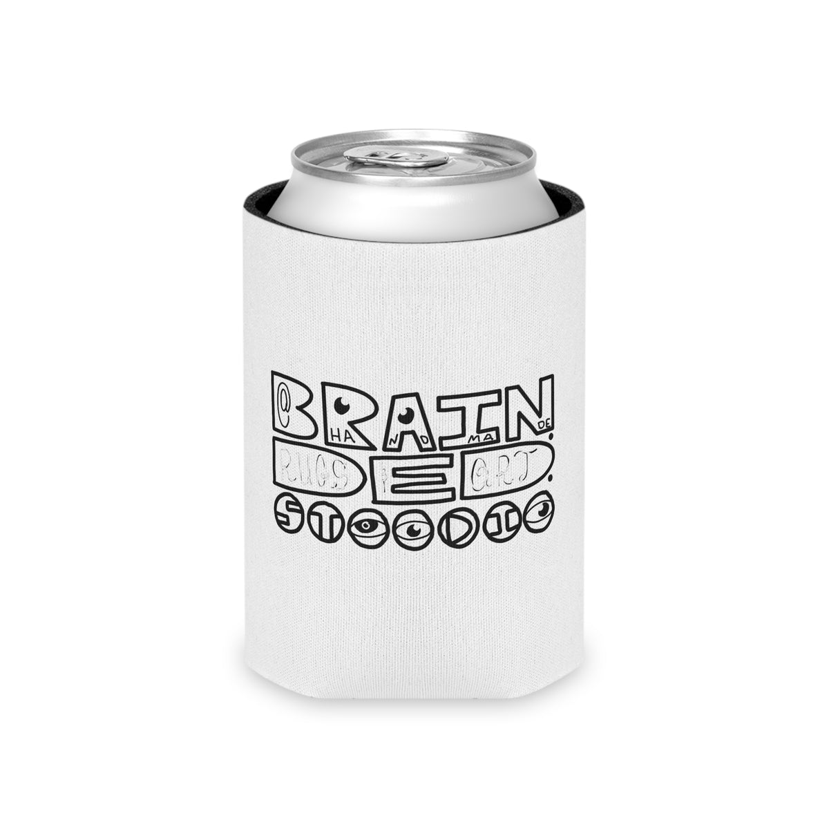 Lady Head Maze // Brain Ded Bookstore Logo - Can Cooler Koozie