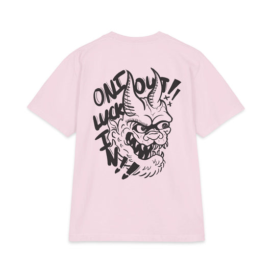 "Oni Out!! Luck In!!" - Graphic Tee (Back Print) (Shaka)