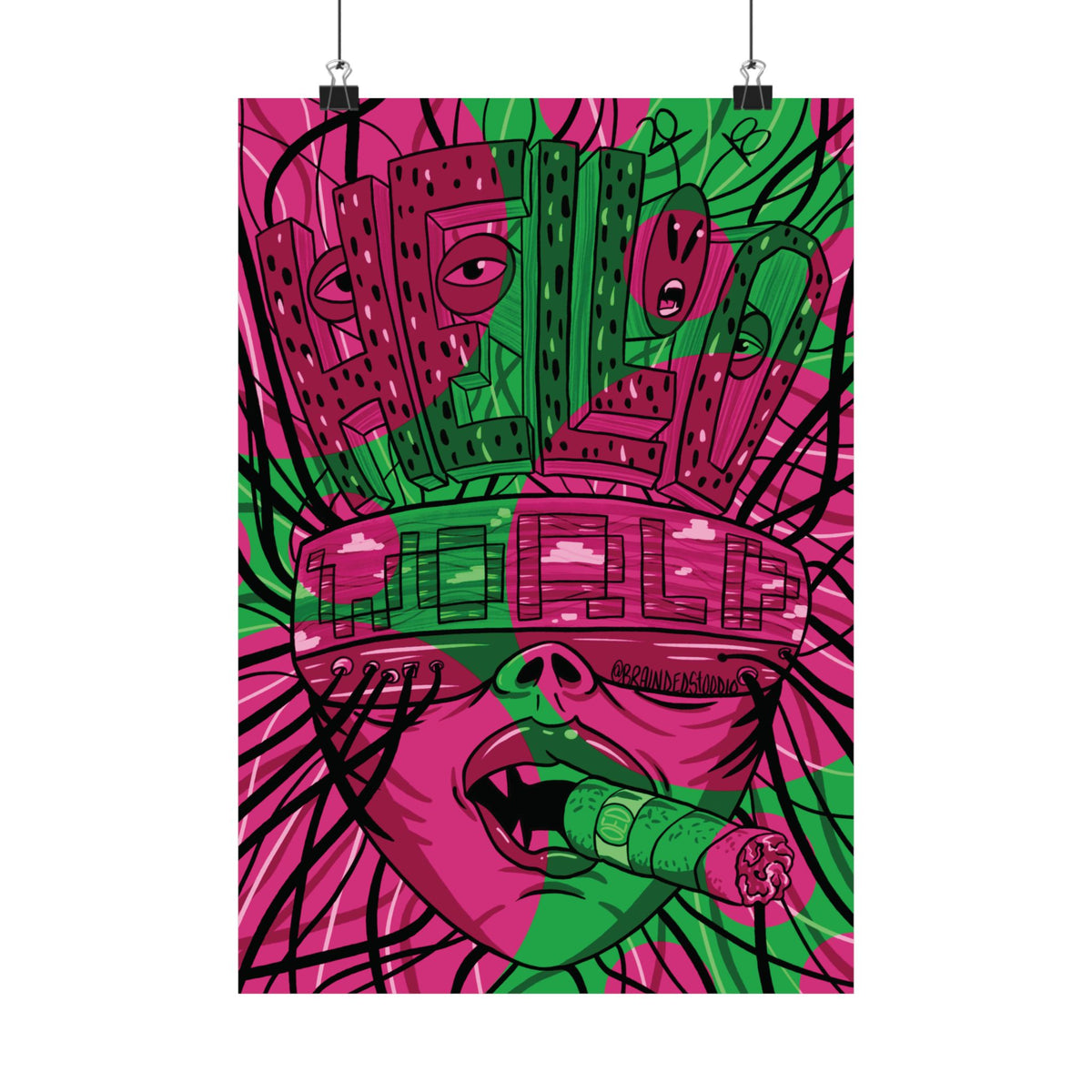 Matte Poster — Hello World Wall Art