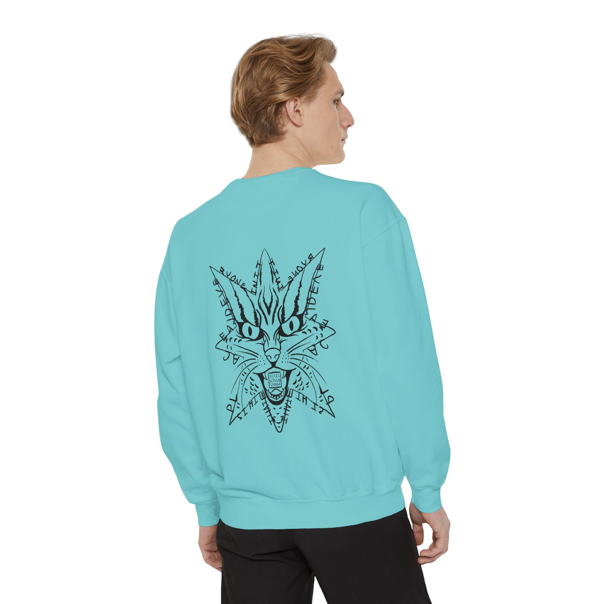 "I hate this place and everyone in it." - Graphic Crewneck
