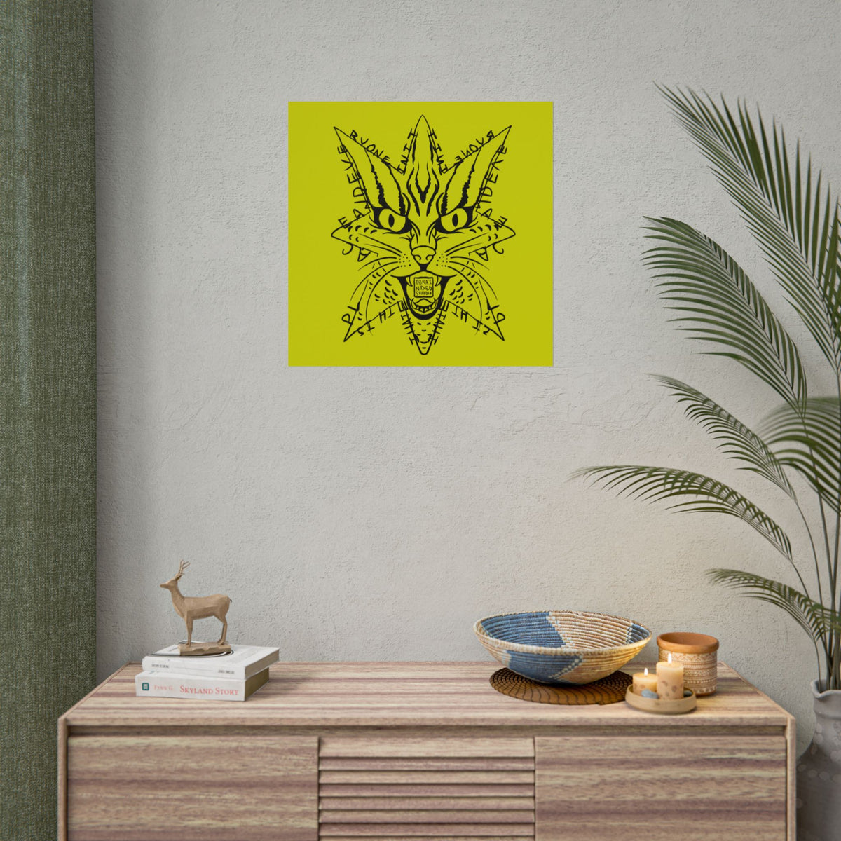 "I hate this place and everyone in it." - Rolled Poster Print (Square) (Matte/Glossy/Satin)