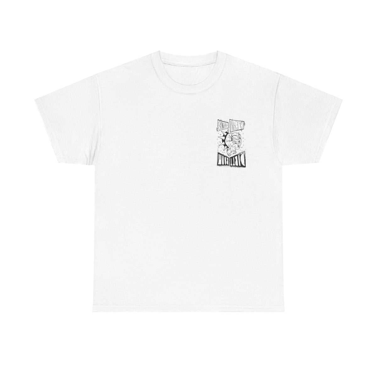 "Dirty Room, Clean Hands" - Graphic Tee (Back Print w/ F.T.W.) (Gildan 5K)