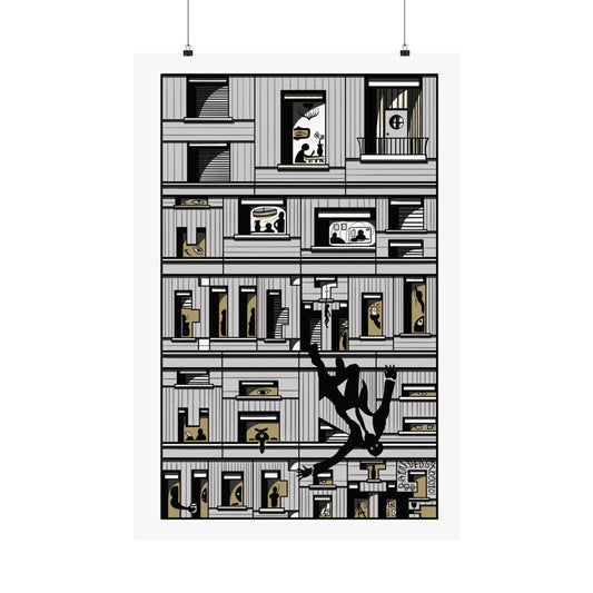 "How Much Did You Make Today?" - Matte Poster (White Gold)