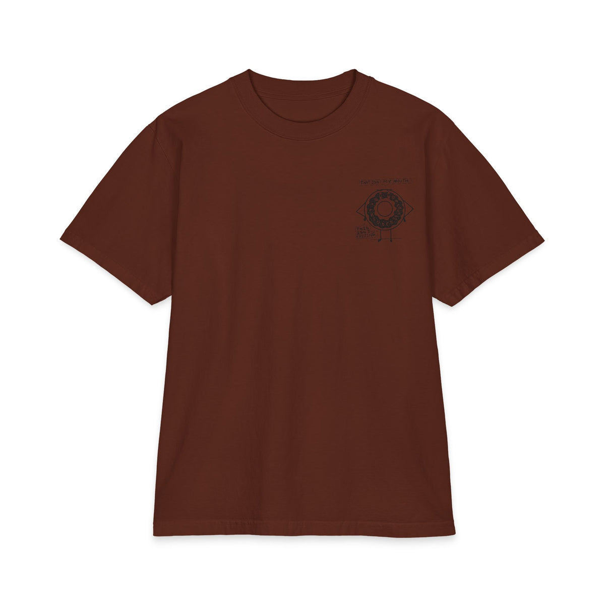 "Demented Donut" - Graphic Tee (Back Print) (Shaka)