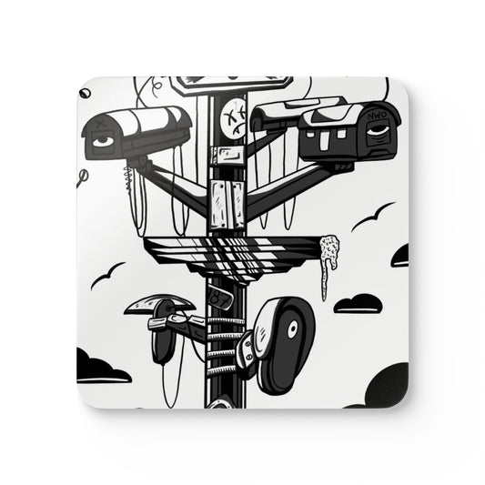 "24 Hours of Fame" - 4 Coaster Set