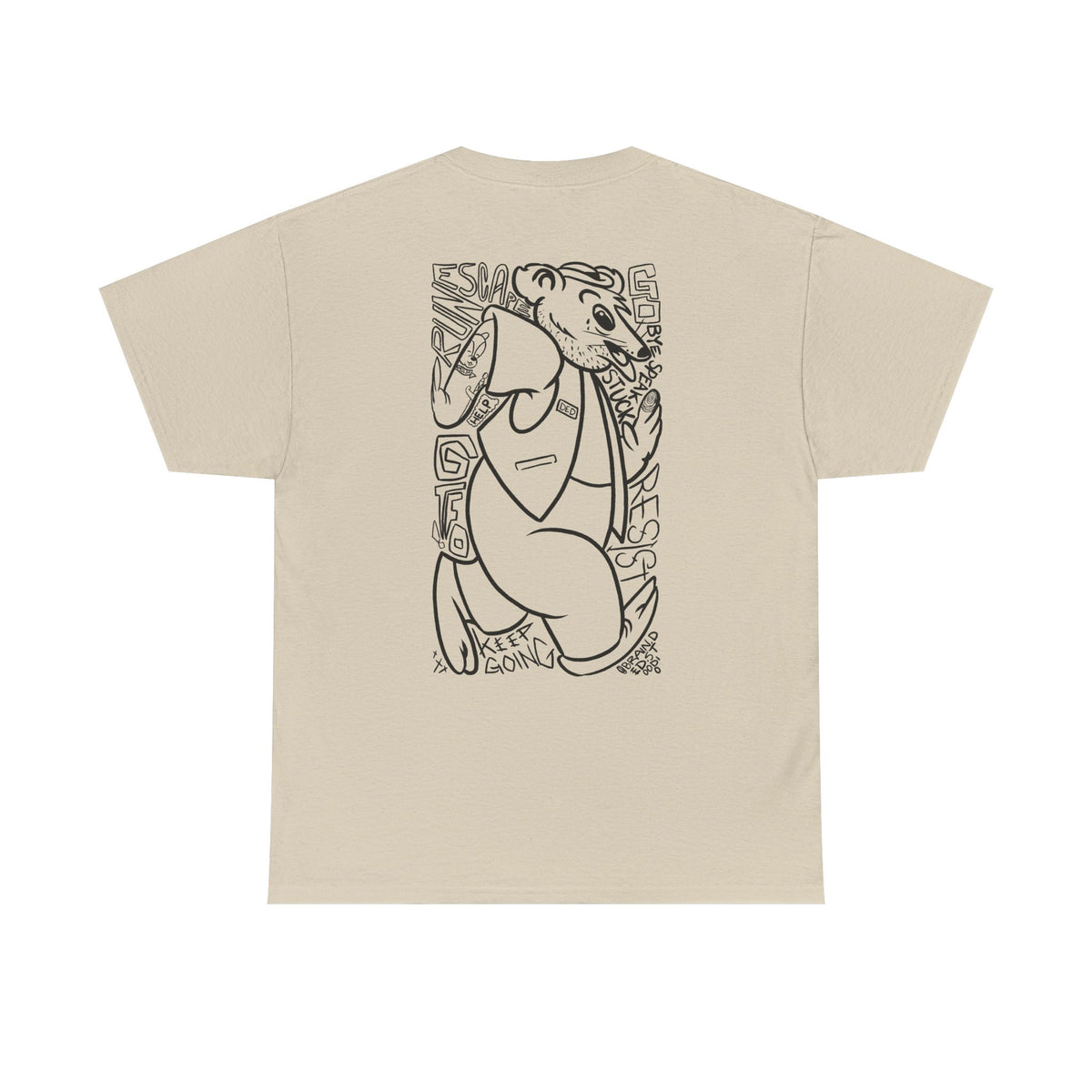 "RUN" - Graphic Tee (Back Print w/ F.T.W.) (Gildan 5K)