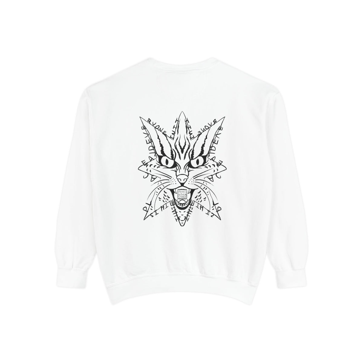"I hate this place and everyone in it." - Graphic Crewneck