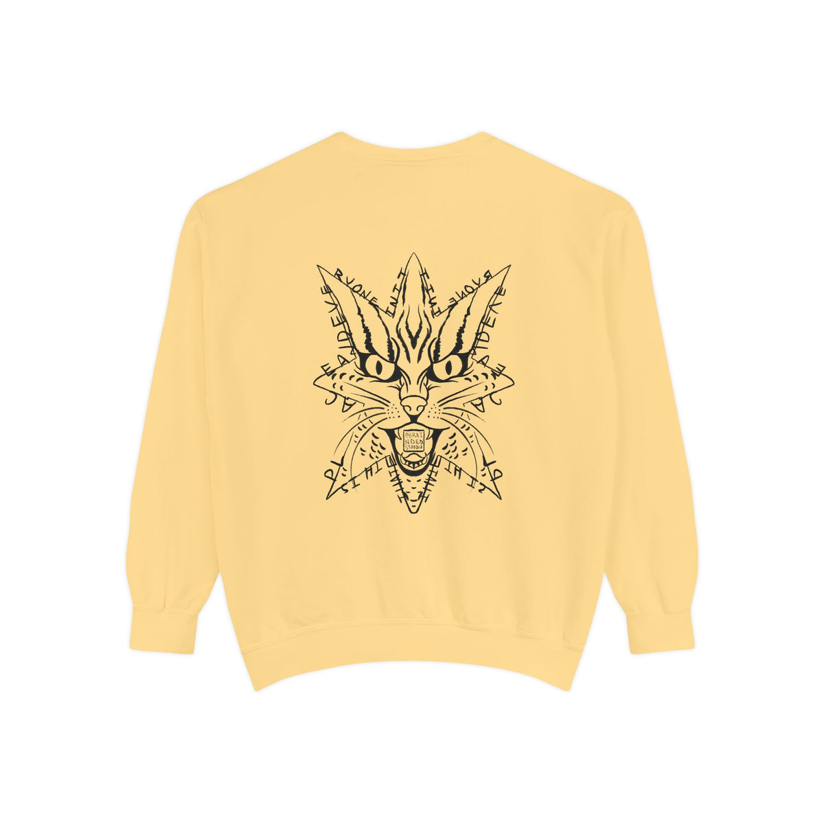 "I hate this place and everyone in it." - Graphic Crewneck