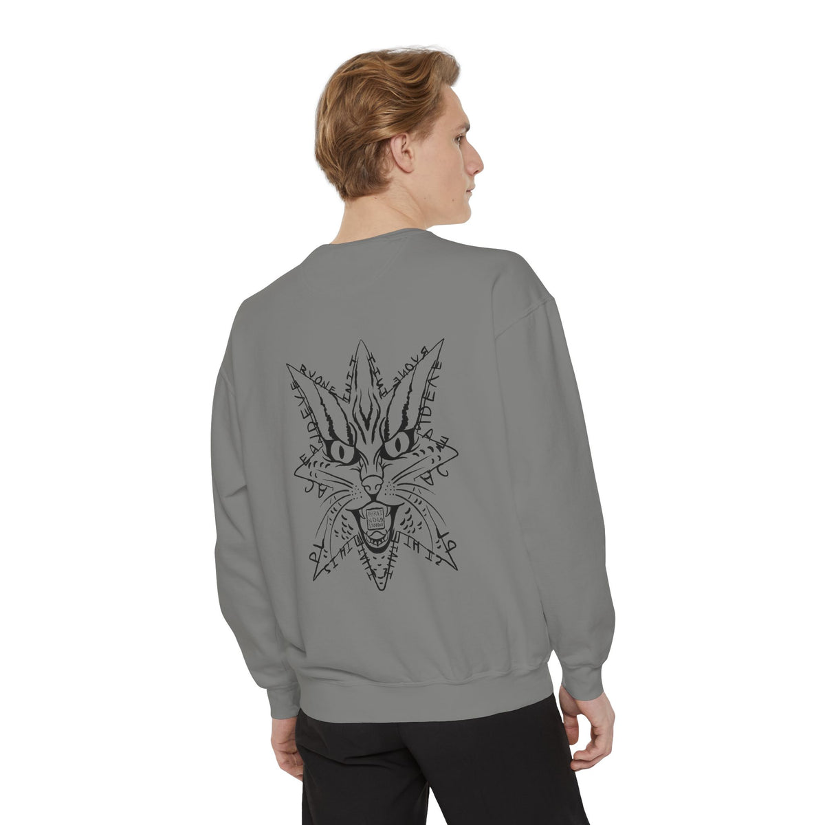 "I hate this place and everyone in it." - Graphic Crewneck