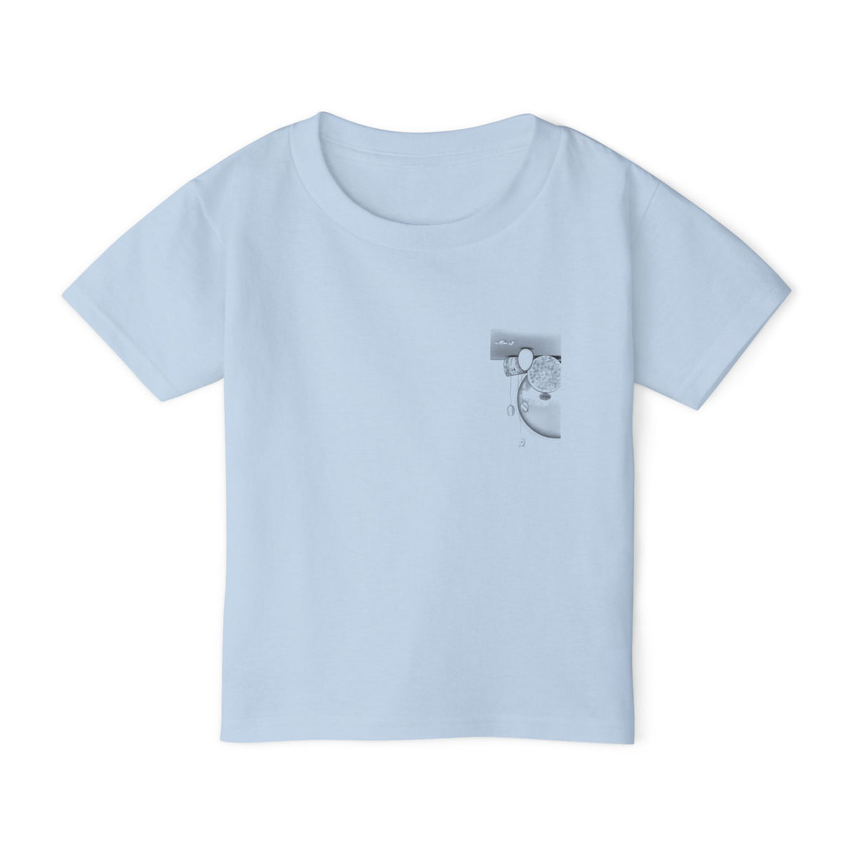 Toddler T-Shirt — Minimalist Black & White Still Life Print