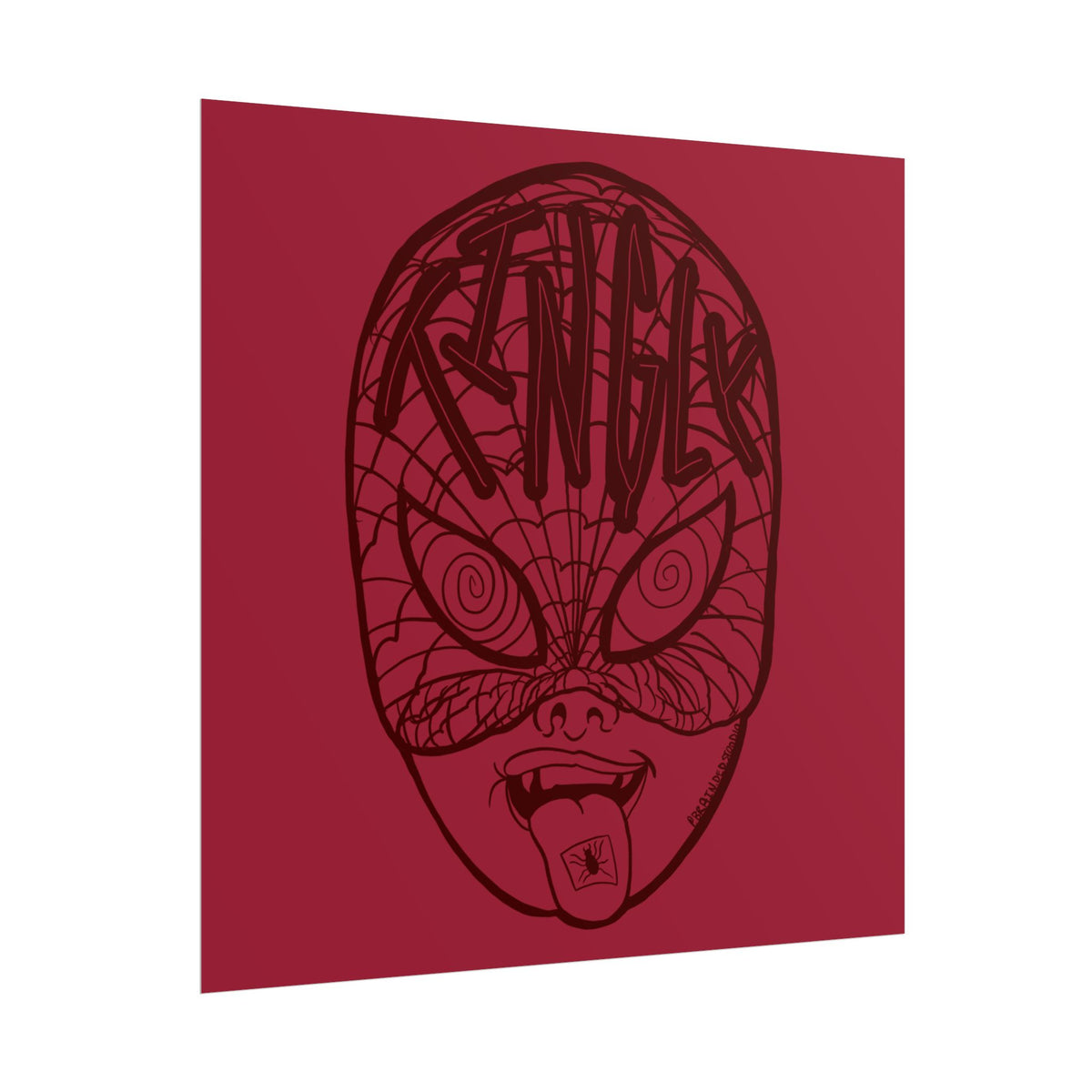 "TINGLY" - Rolled Poster Print (Square) (Matte/Glossy/Satin)