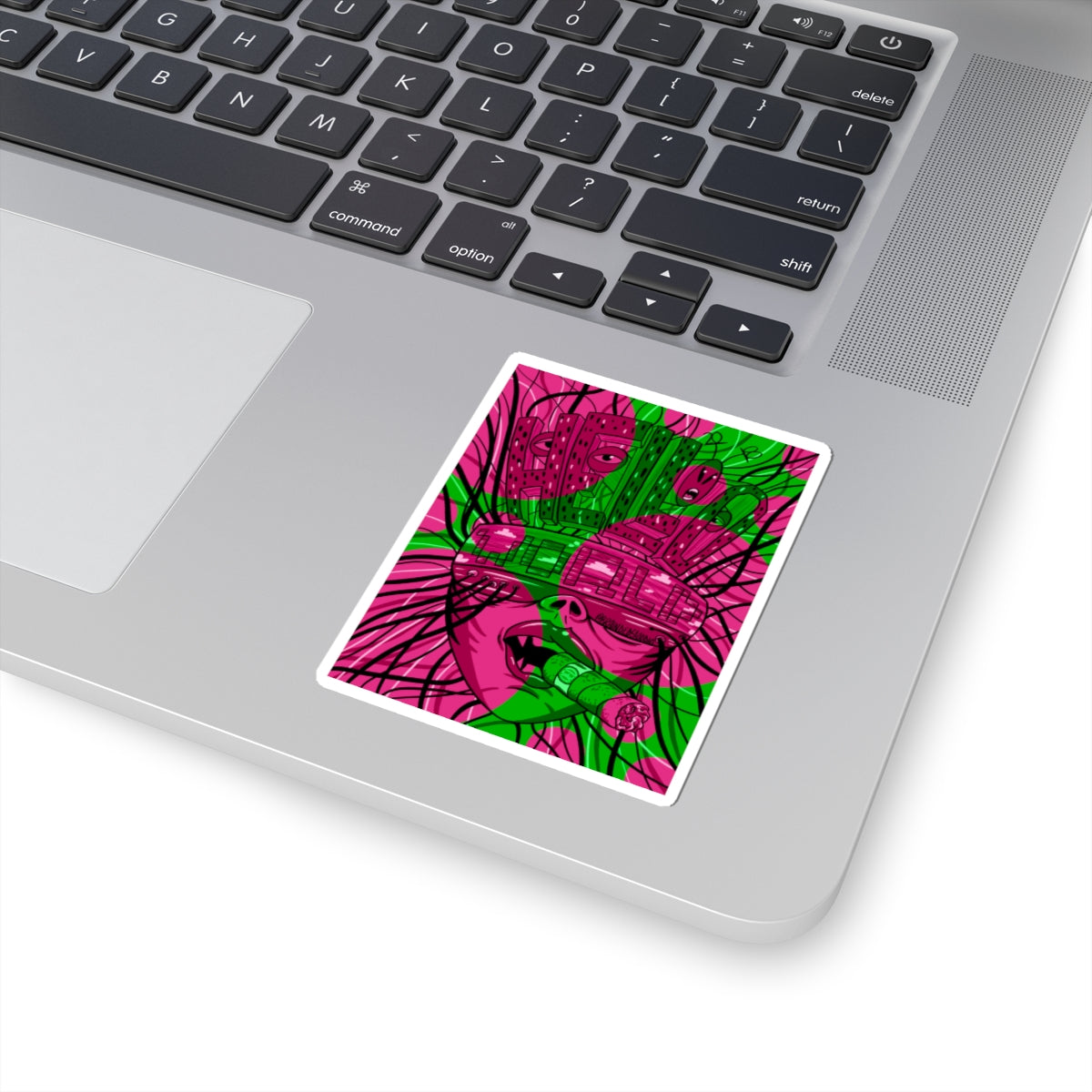 Color Art Sticker — Hello World