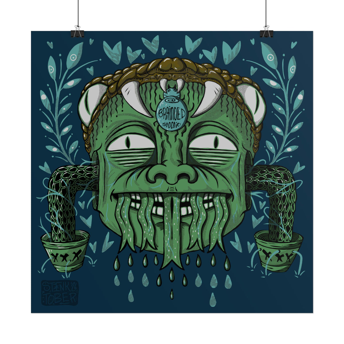 "SNAKE KID" - Rolled Poster Print (Square) (Matte/Glossy/Satin)