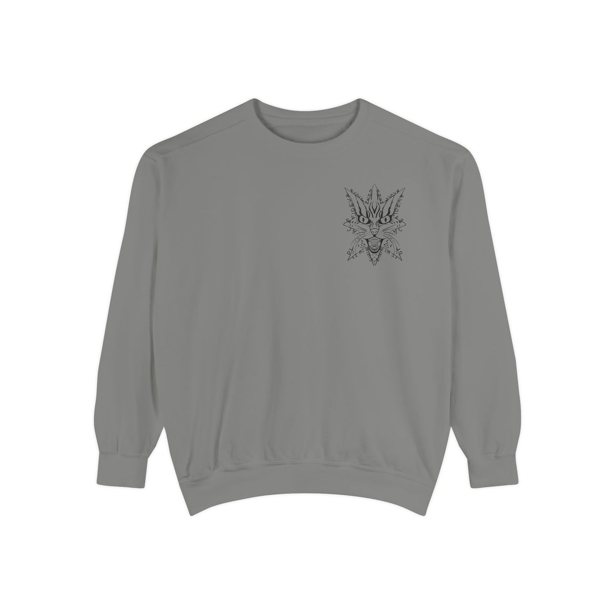 "I hate this place and everyone in it." - Graphic Crewneck