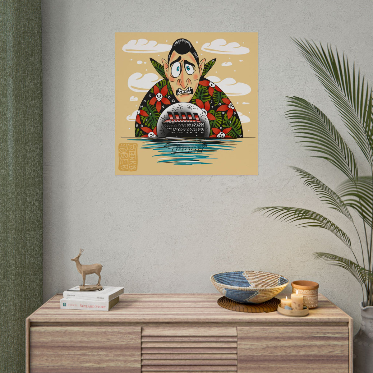 "Dracula" - Rolled Poster Print (Square) (Matte/Glossy/Satin)