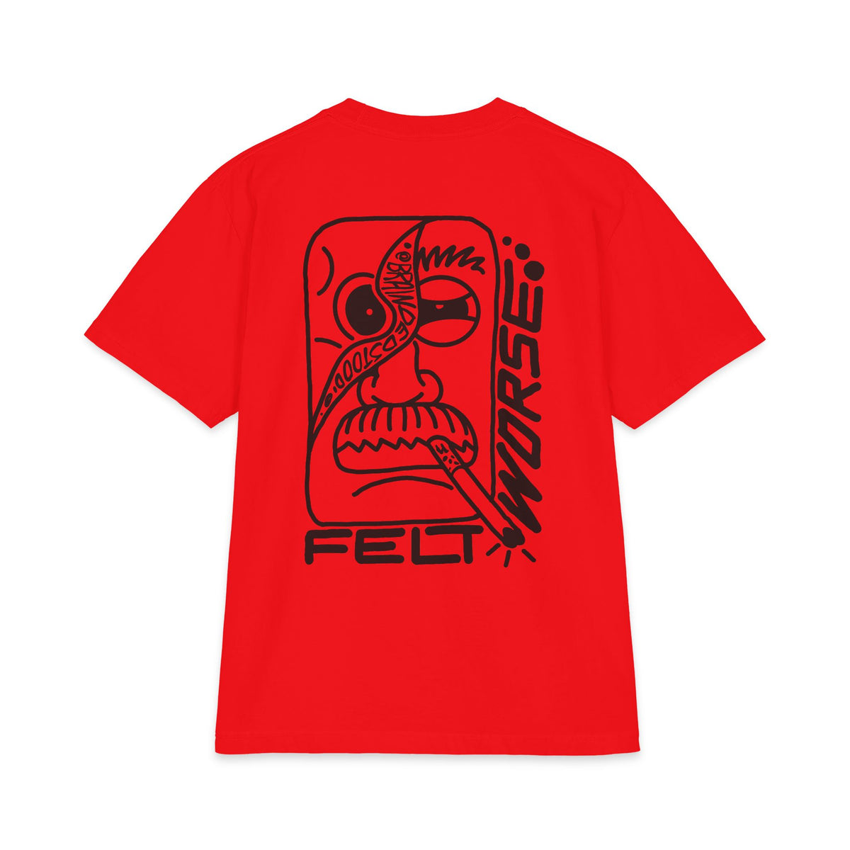 "Felt Worse..." - Graphic Tee (Back Print) (Shaka)