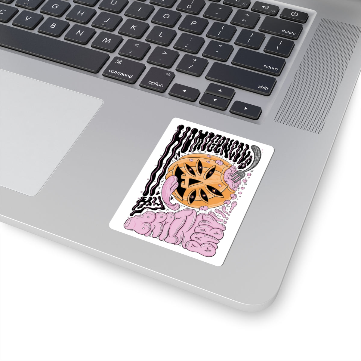Pumpkin Brain Kiss-Cut Sticker